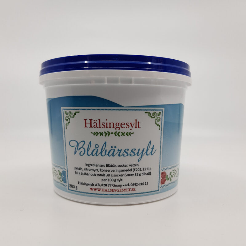 Blåbärsylt, 800g