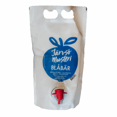 Järvsö Musteri blåbärsdryck 1,5L bag-in-box